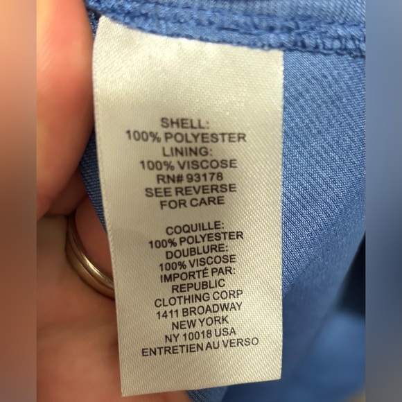 Joie Deep Blue Pleated Maxi Dress - Picture 6 of 6